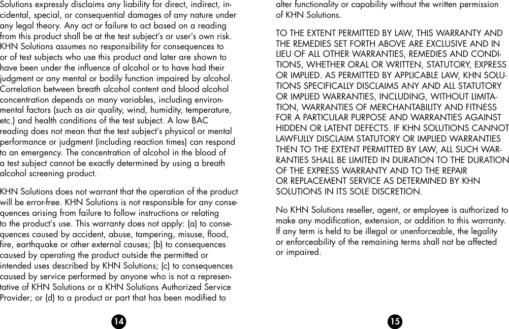 Page 9 of 11 - Bactrack Bactrack-S70-Users-Manual- Select S70 Breathalyzer Owner's Manual  Bactrack-s70-users-manual