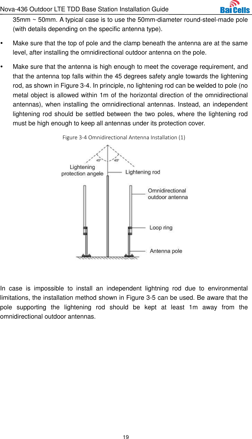 Page 24 of Baicells Technologies MBS2130 LTE-TDD Base Station User Manual Nova 436 Outdoor LTE TDD Base Station