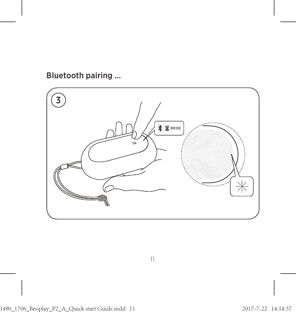 Page 11 of Bang and Olufsen a s BEOP2 Bluetooth Speaker User Manual 