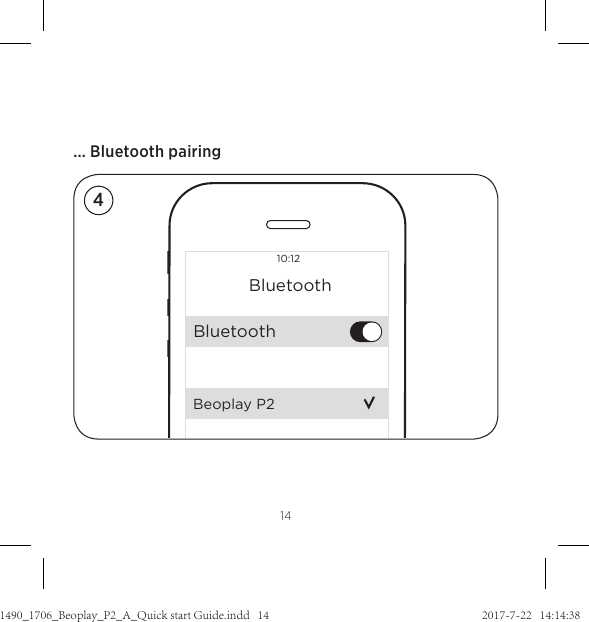 Page 14 of Bang and Olufsen a s BEOP2 Bluetooth Speaker User Manual 