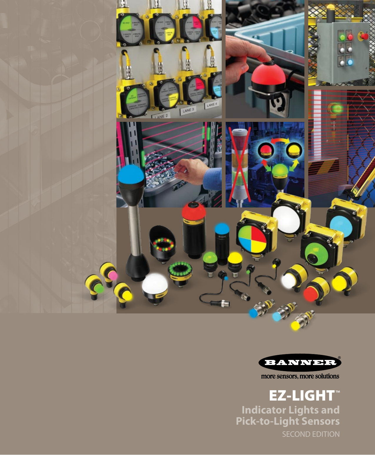 Banner Ez Light Users Manual Indicator Lights And Pick To Sensors