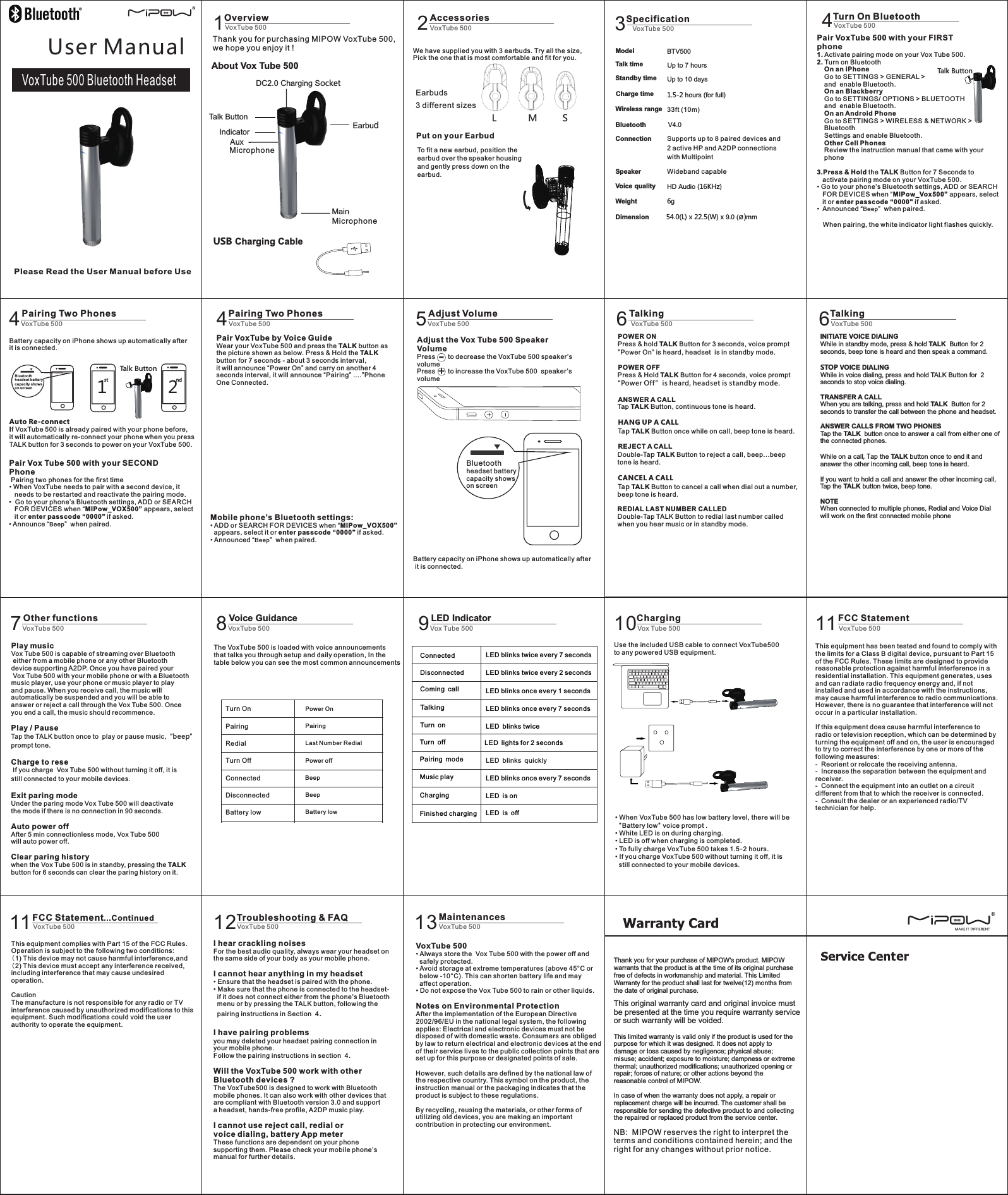 Baojia Battery Technology BTV500 VoxTube 500 User Manual Backup of BTV500 8