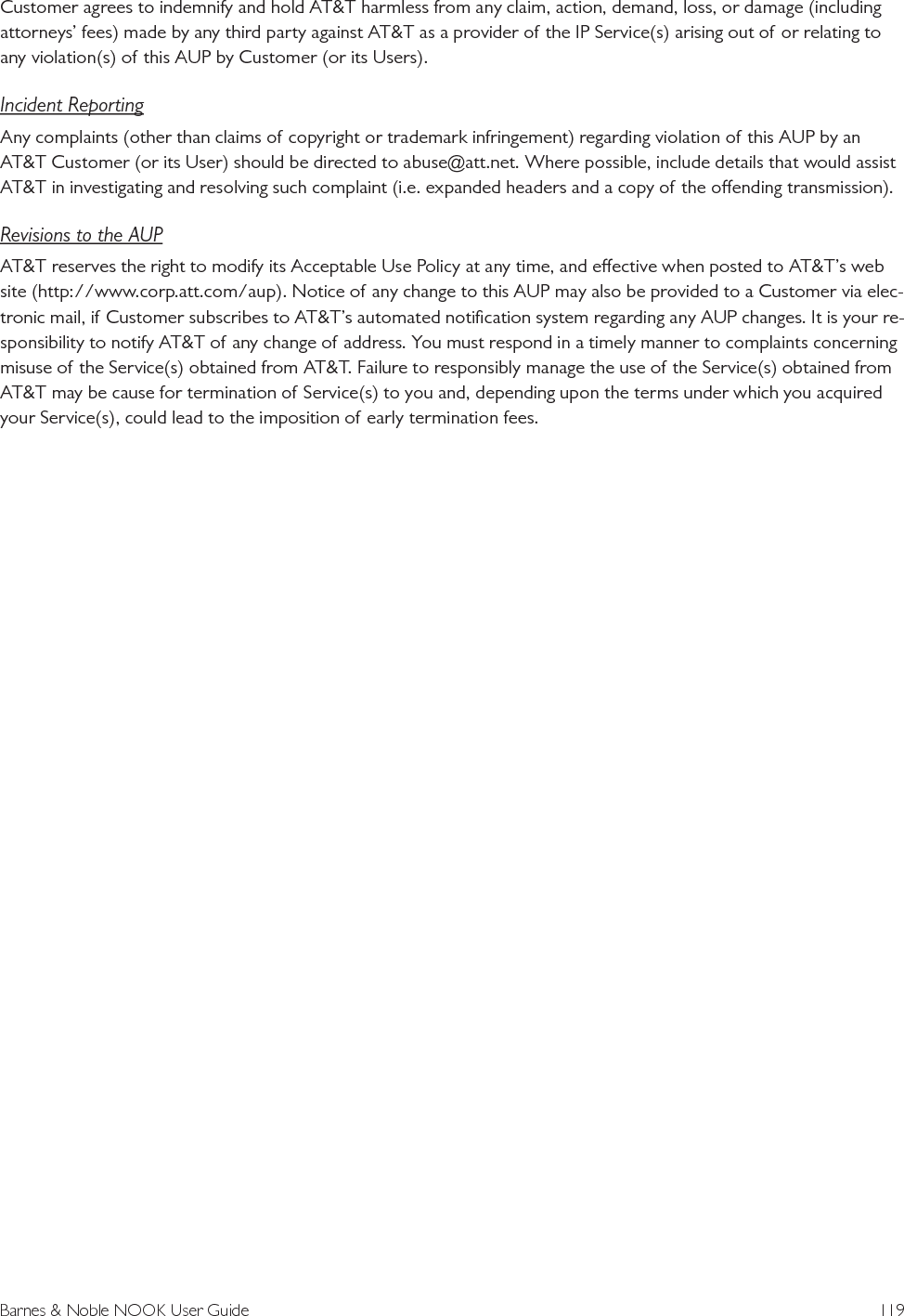 120  Barnes &amp; Noble NOOK User Guide