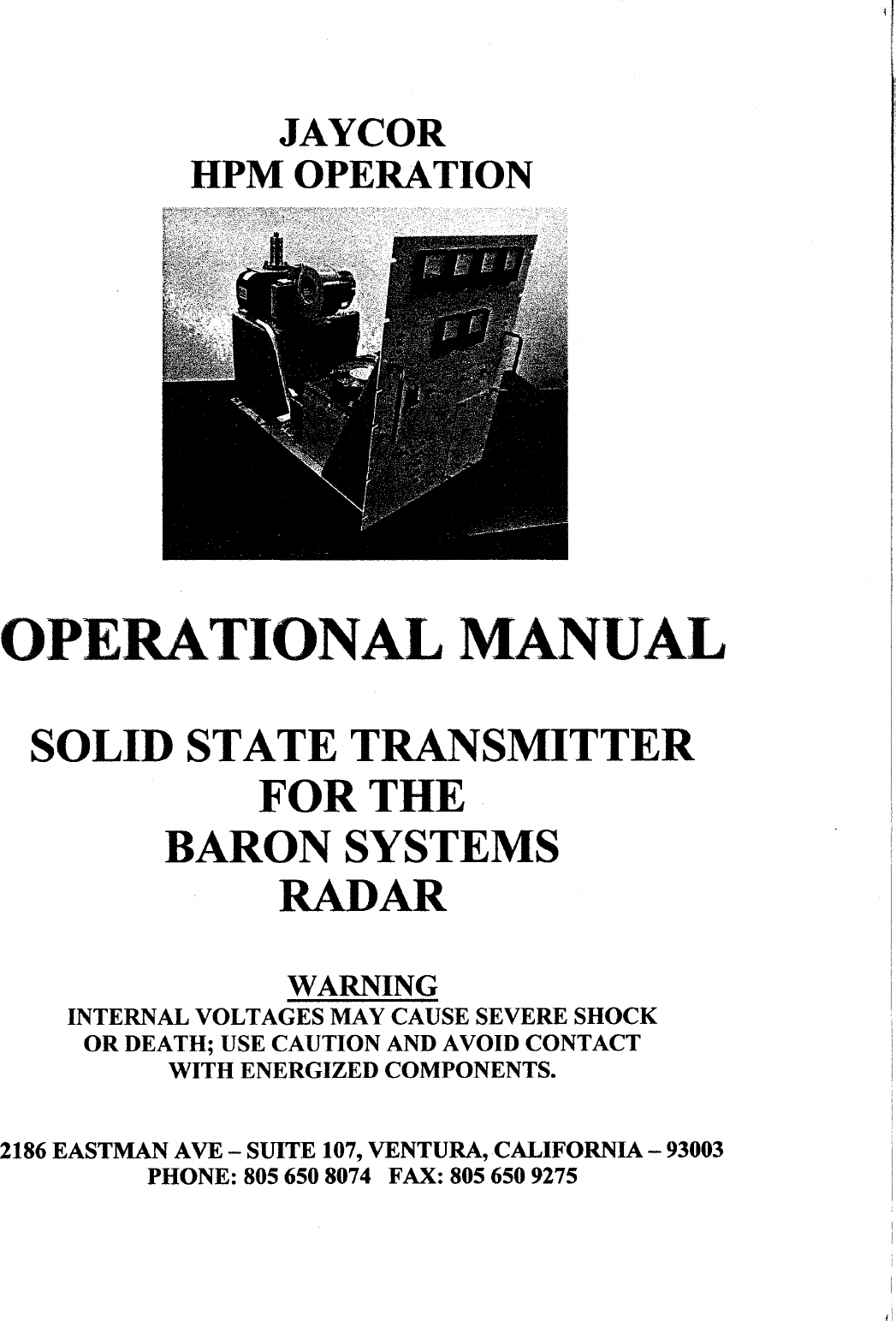 Baron Services XDD350C XTREME DIGITAL DEFINITION CBAND DOPPLER