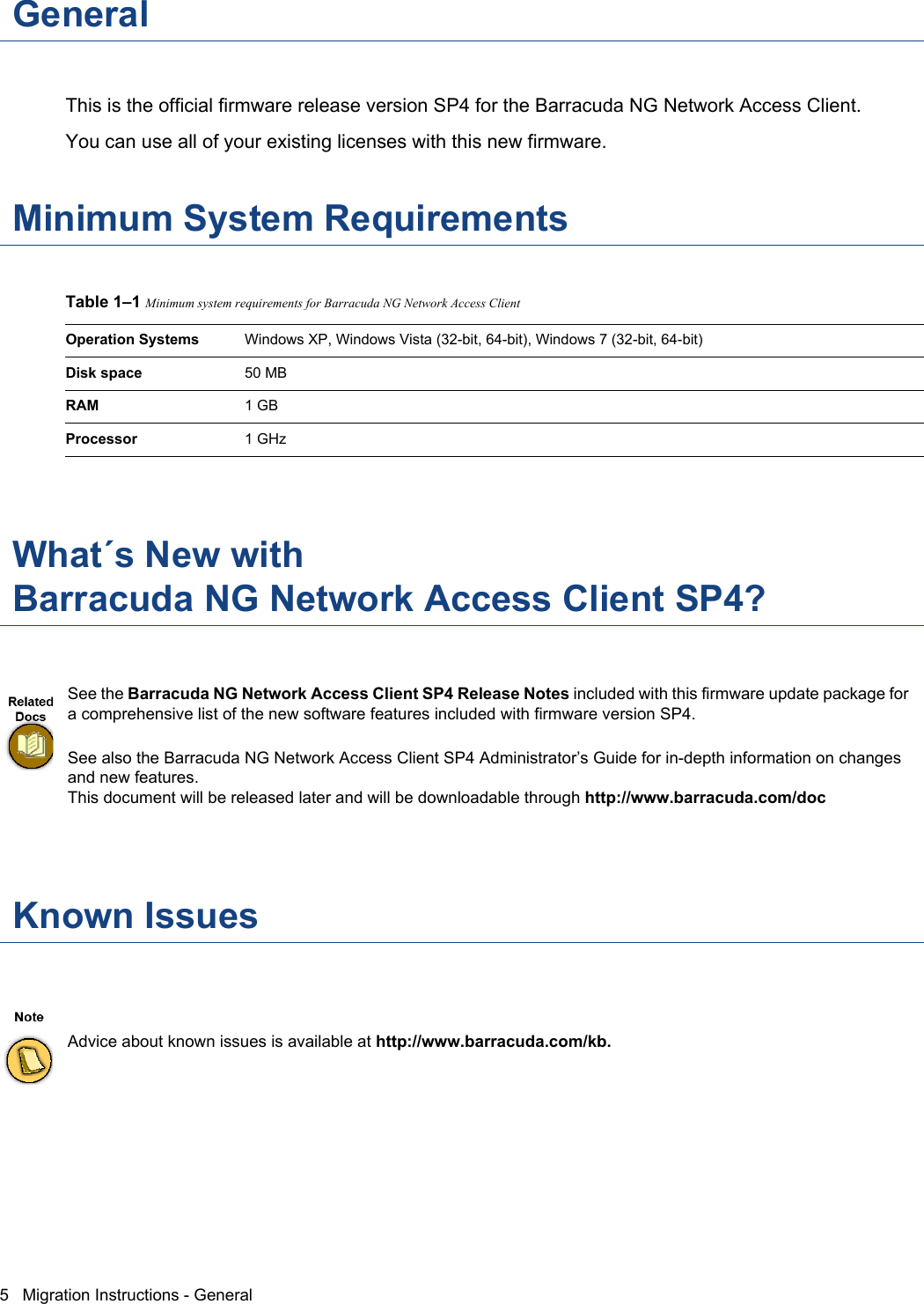 Page 5 of 10 - Barracuda-Networks Barracuda-Networks-Sp4-Users-Manual- Barracuda NG Network Access Client SP4 Migration Instructions - 2011-06-30 | Revision 1.0  Barracuda-networks-sp4-users-manual