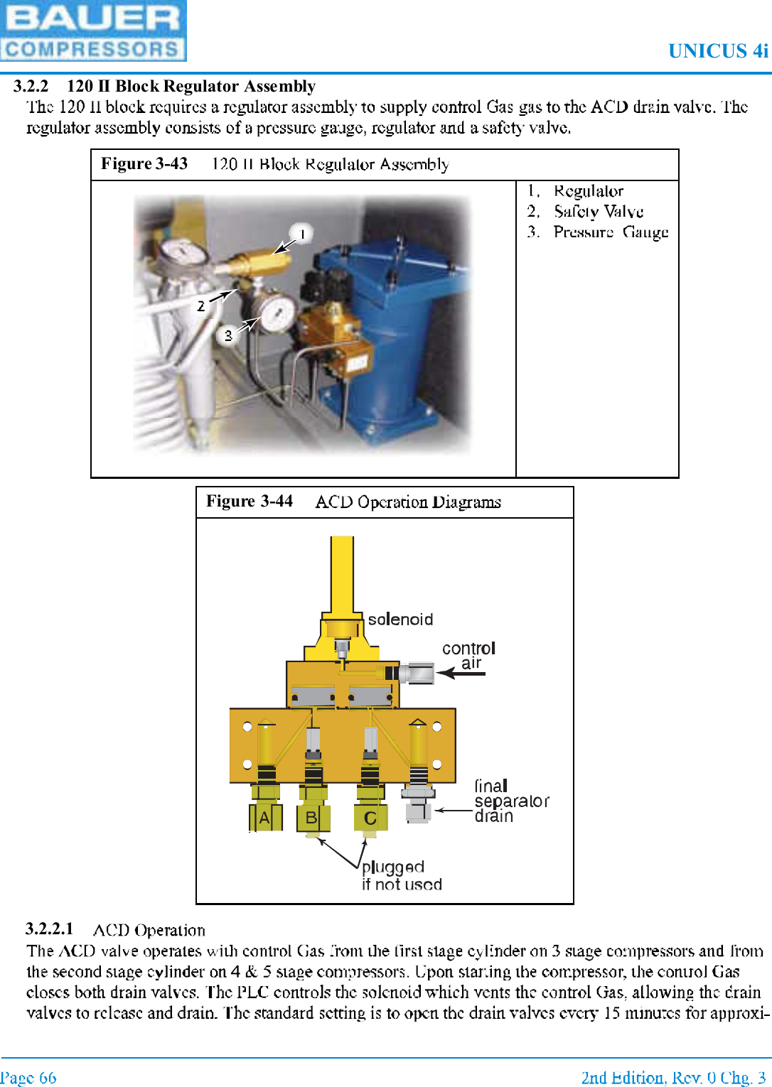 UNICUS 4i3.2.2 120 II Block Regulator Assembly3.2.2.1Figure 3-43Figure 3-44