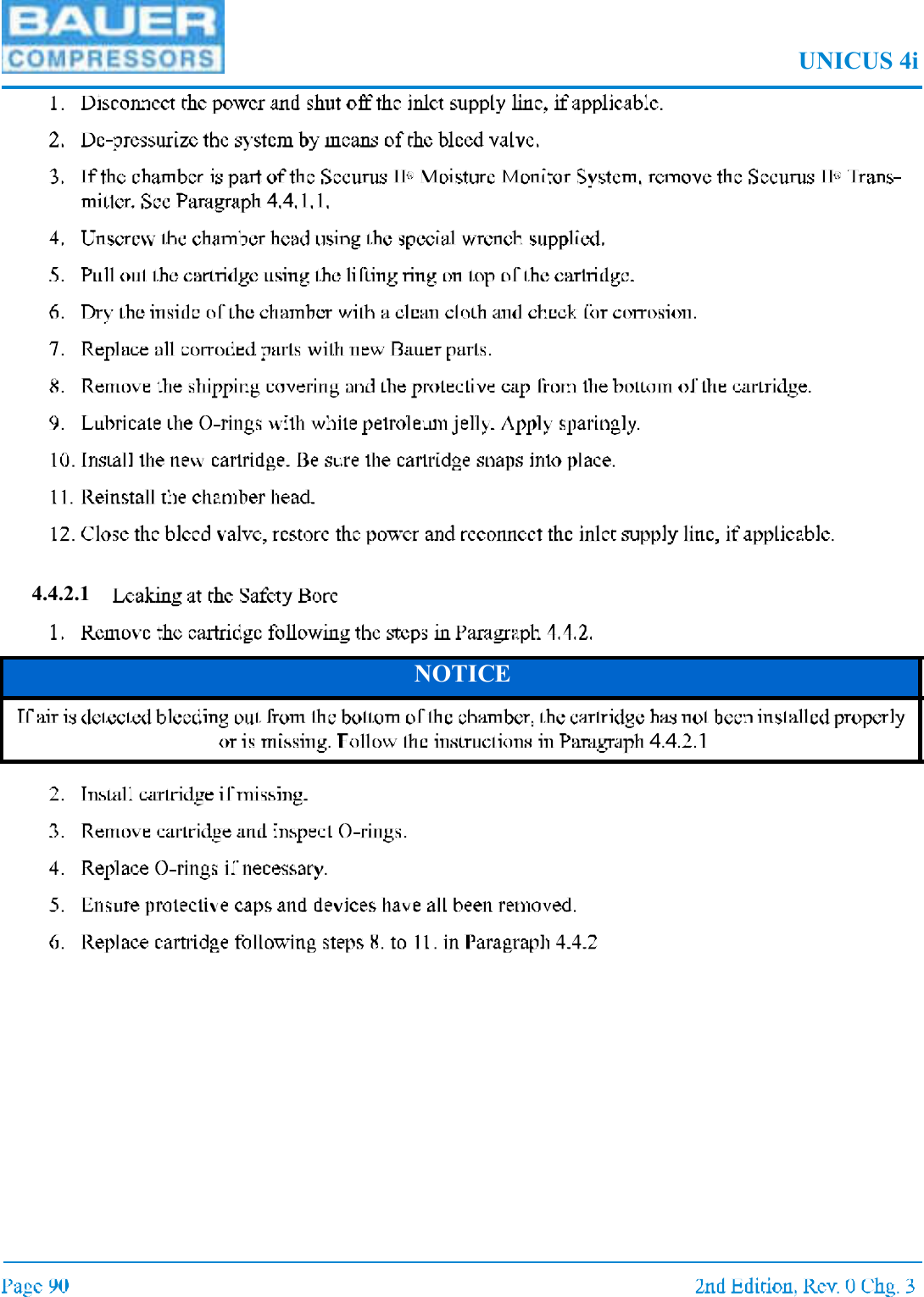 UNICUS 4i4.4.2.1 NOTICE