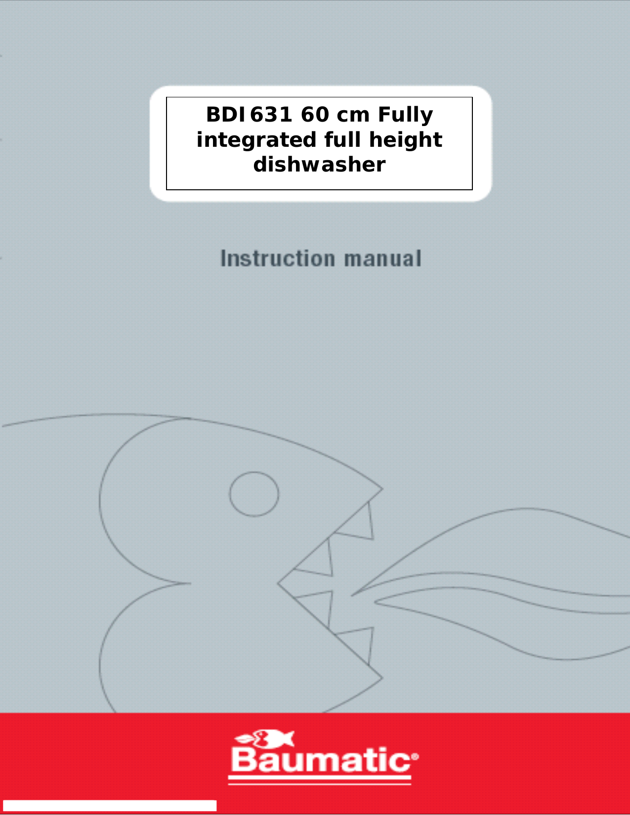Baumatic Bdi631 Instruction Manual 