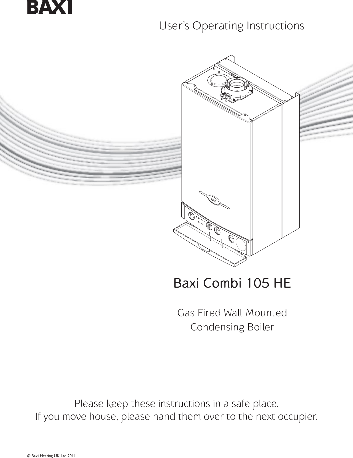 Page 1 of 12 - Baxi Baxi-Combi-105-He-Owners-Manual- 5119467 Operating  Baxi-combi-105-he-owners-manual