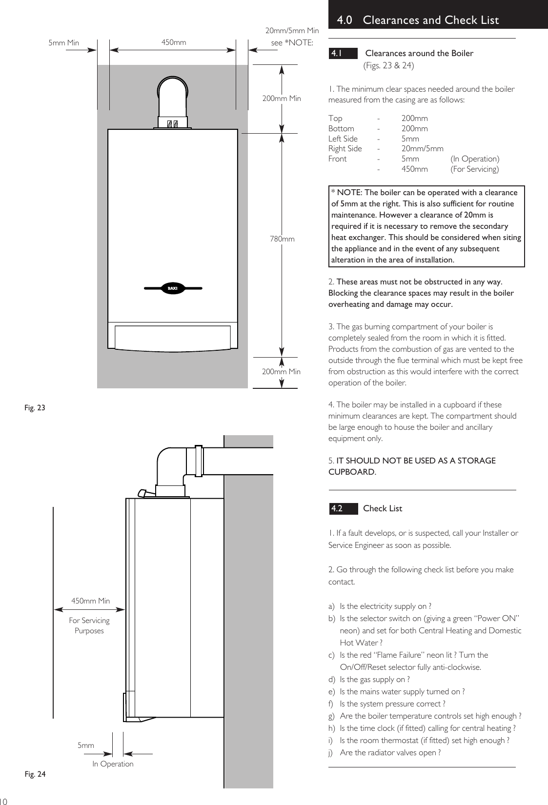 Page 10 of 12 - Baxi Baxi-Combi-Instant-80-He-And-105-He-Owners-Manual- 5111808 Operating  Baxi-combi-instant-80-he-and-105-he-owners-manual