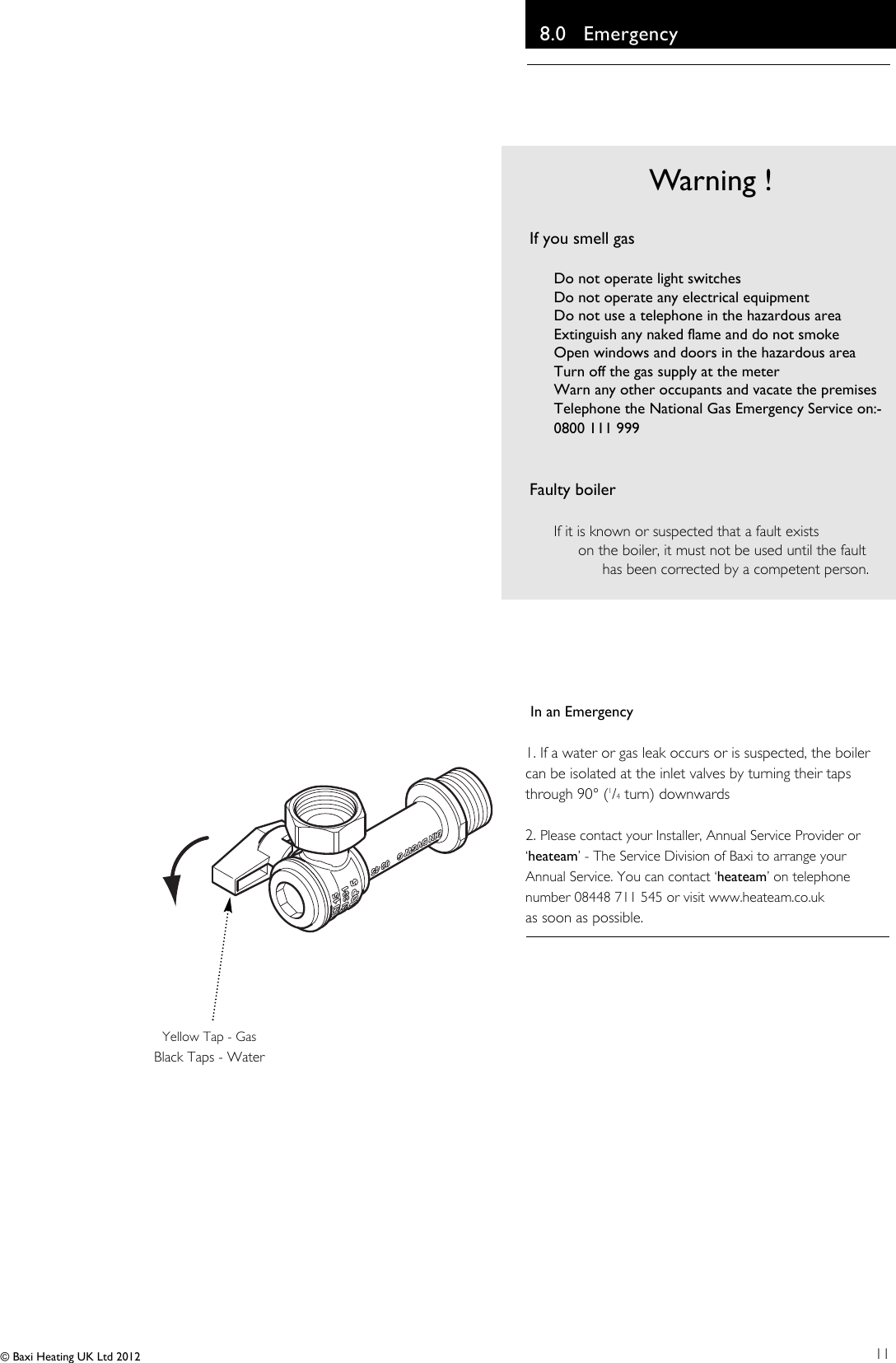 Page 11 of 12 - Baxi Baxi-Duo-Tec-Combi-Ga-Owners-Manual 7206335 User Duo2