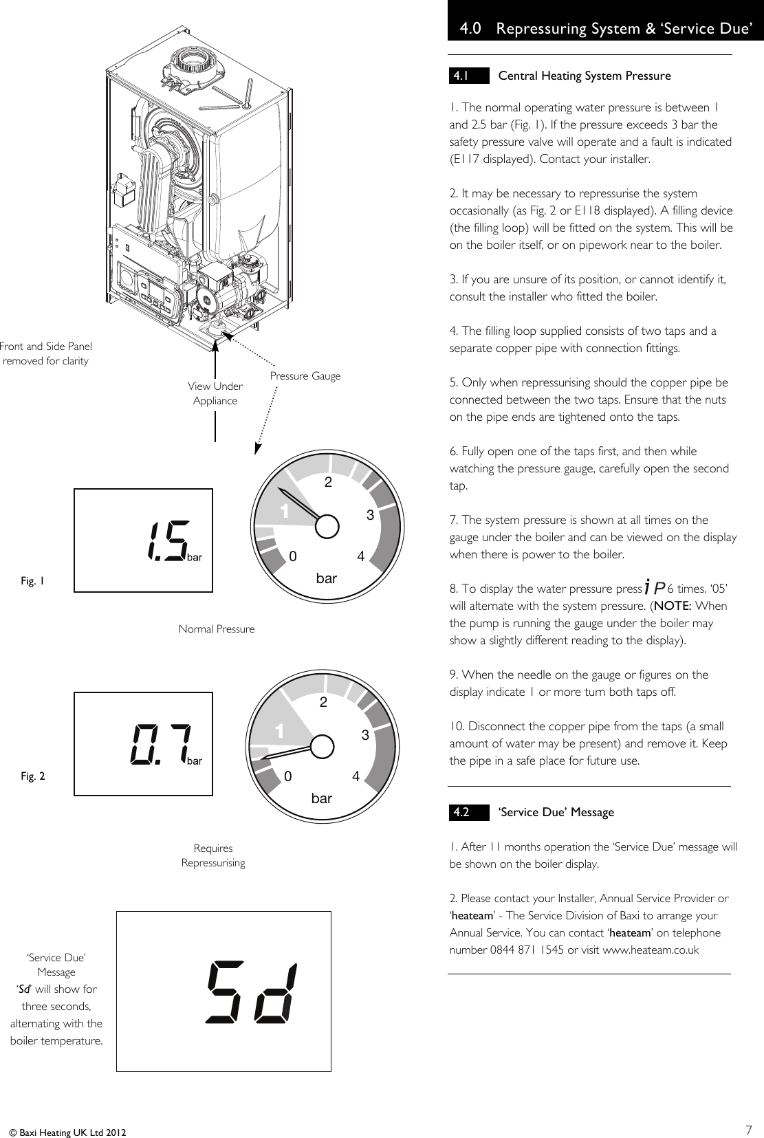 Page 7 of 12 - Baxi Baxi-Neta-Tec-Combi-Ga-Owners-Manual 7210967 Neta-tec Plus User