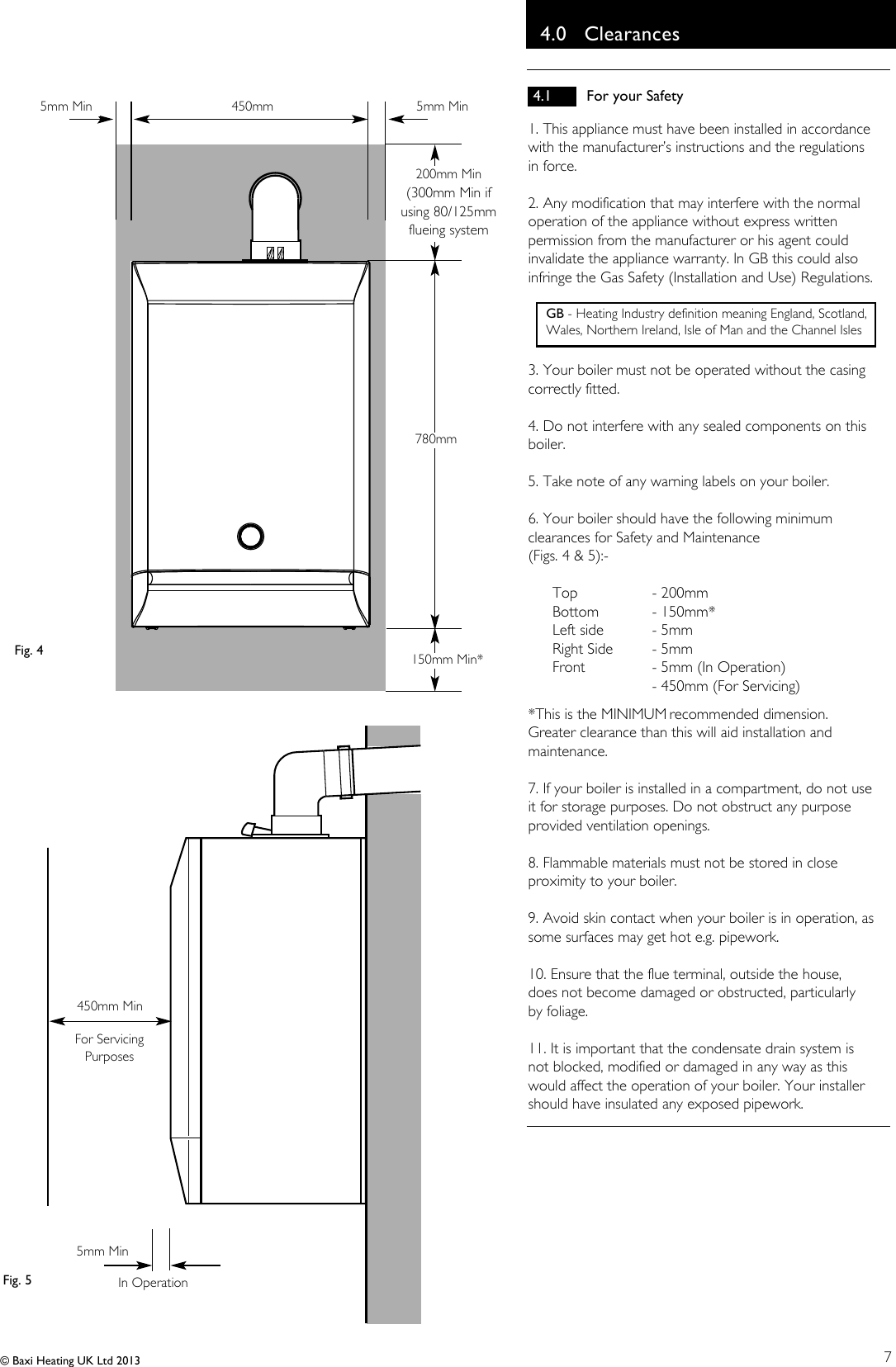 Baxi Platinum Combi 24 He User Manual