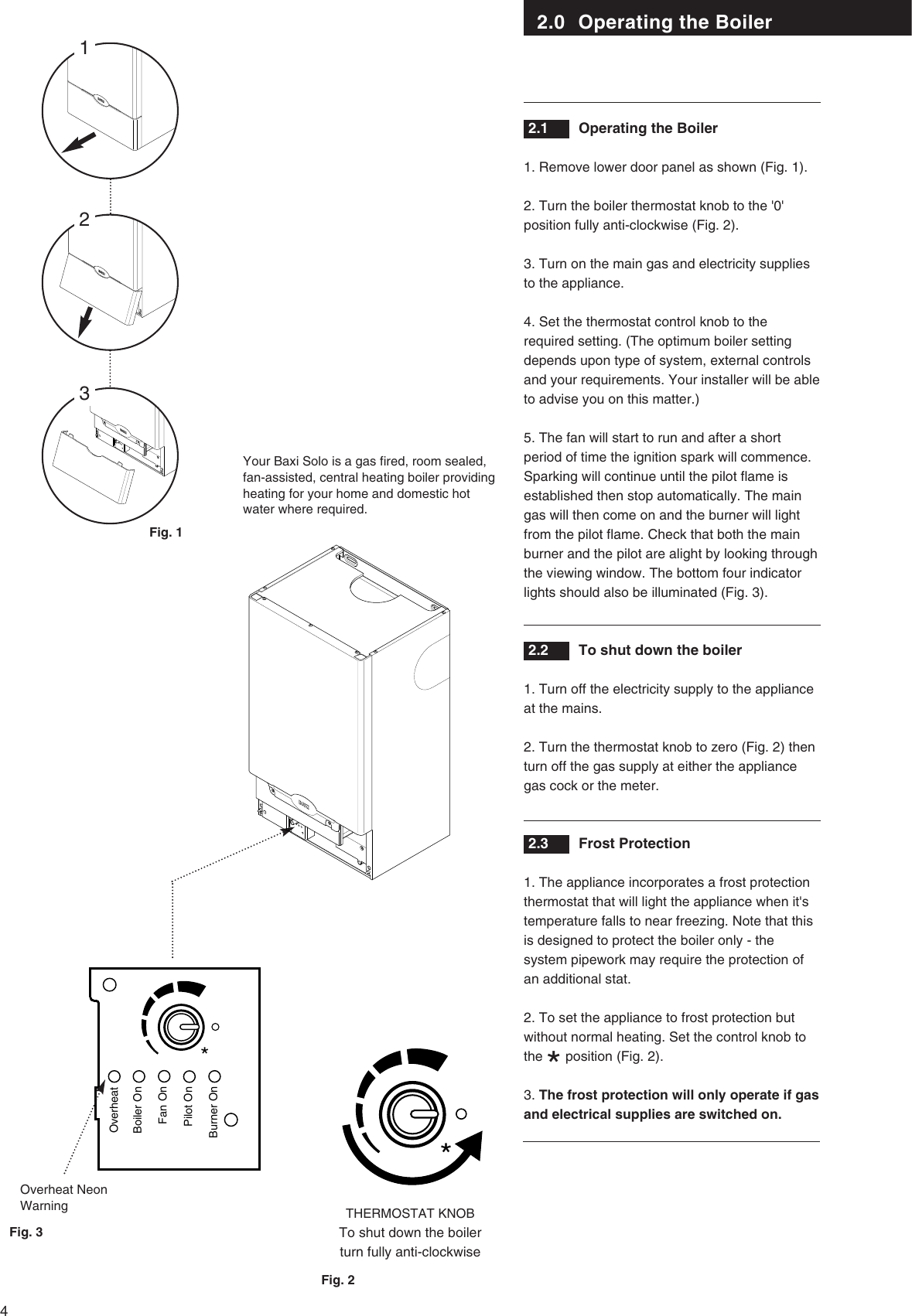 Page 4 of 8 - Baxi Baxi-Solo-3-Pf-Owners-Manual- 244097  Baxi-solo-3-pf-owners-manual