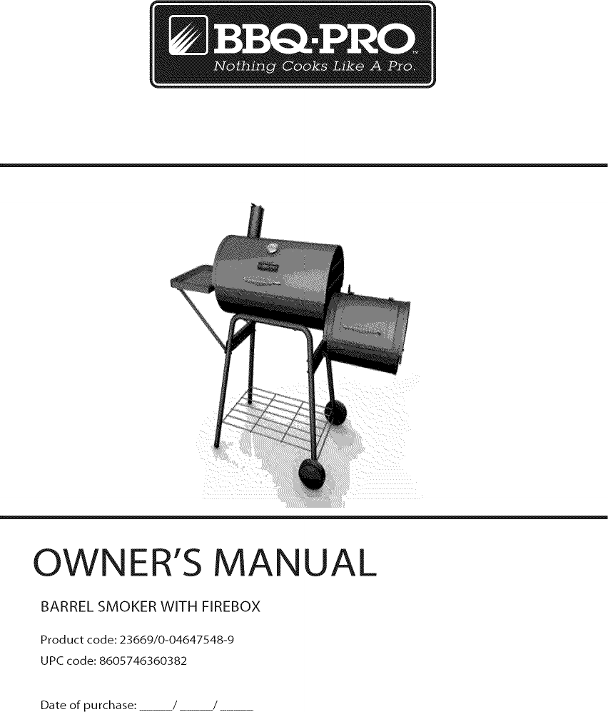 Traeger Smoker Instruction Manual