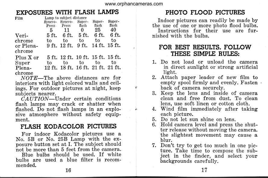 Page 10 of 12 - Beacon Beacon-Ii-Instruction-Manual- Www.orphancameras.com  Beacon-ii-instruction-manual