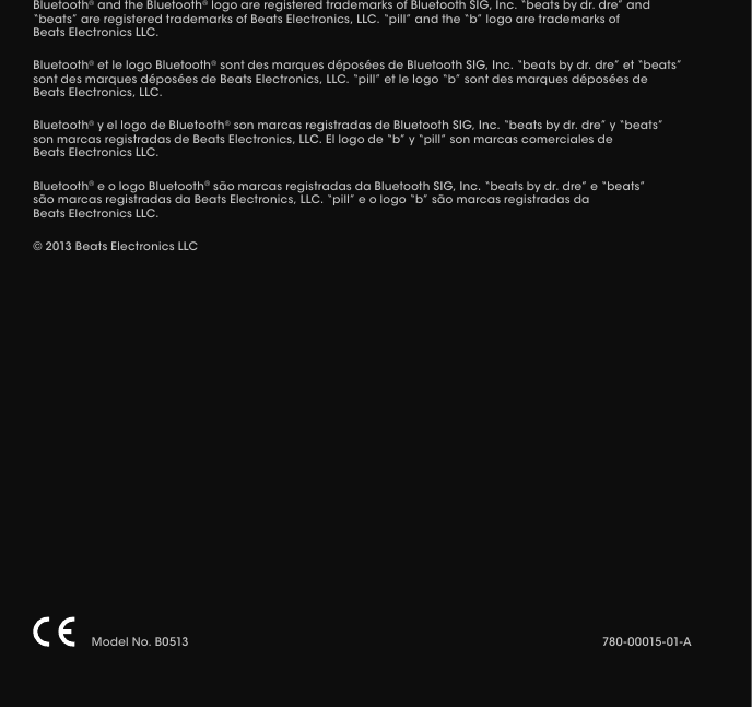 Page 9 of 10 - Beats-By-Dr-Dre Beats-By-Dr-Dre-Pill-2-0-Quick-Start-Manual- Pill-2.0-quick-start-guide-americas  Beats-by-dr-dre-pill-2-0-quick-start-manual