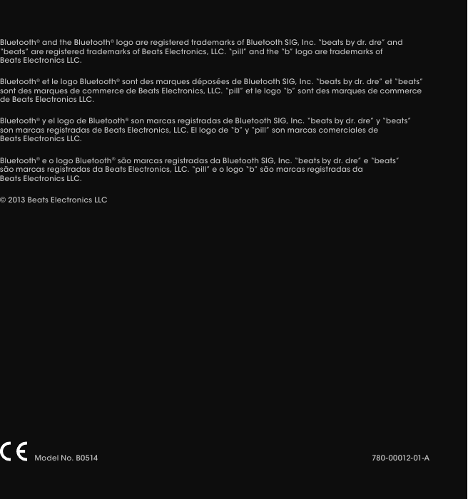 Page 9 of 10 - Beats-By-Dr-Dre Beats-By-Dr-Dre-Pill-Xl-Quick-Start-Manual- Pill-xl-quick-start-guide-americas  Beats-by-dr-dre-pill-xl-quick-start-manual