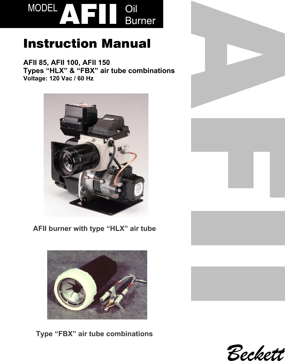 Page 1 of 12 - Beckett Beckett-150-Users-Manual-  Beckett-150-users-manual