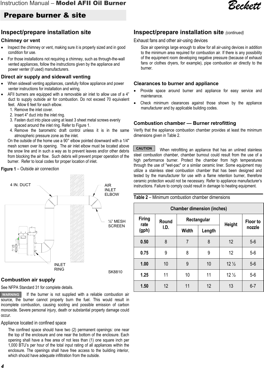 Page 4 of 12 - Beckett Beckett-150-Users-Manual-  Beckett-150-users-manual