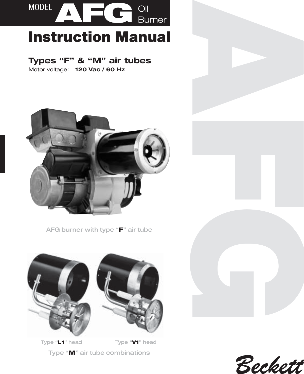 Page 1 of 12 - Beckett Beckett-Afg-Oil-Burner-Instruction-Manual- ManualsLib - Makes It Easy To Find Manuals Online!  Beckett-afg-oil-burner-instruction-manual
