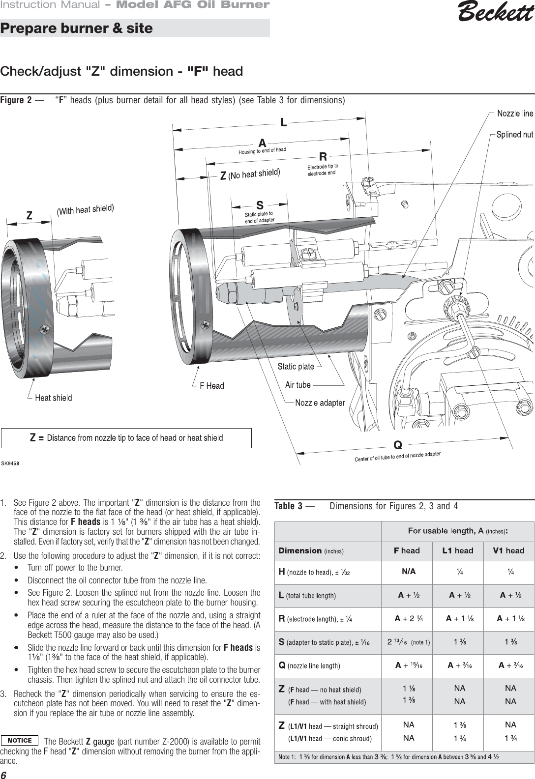 Page 6 of 12 - Beckett Beckett-Afg-Oil-Burner-Instruction-Manual- ManualsLib - Makes It Easy To Find Manuals Online!  Beckett-afg-oil-burner-instruction-manual