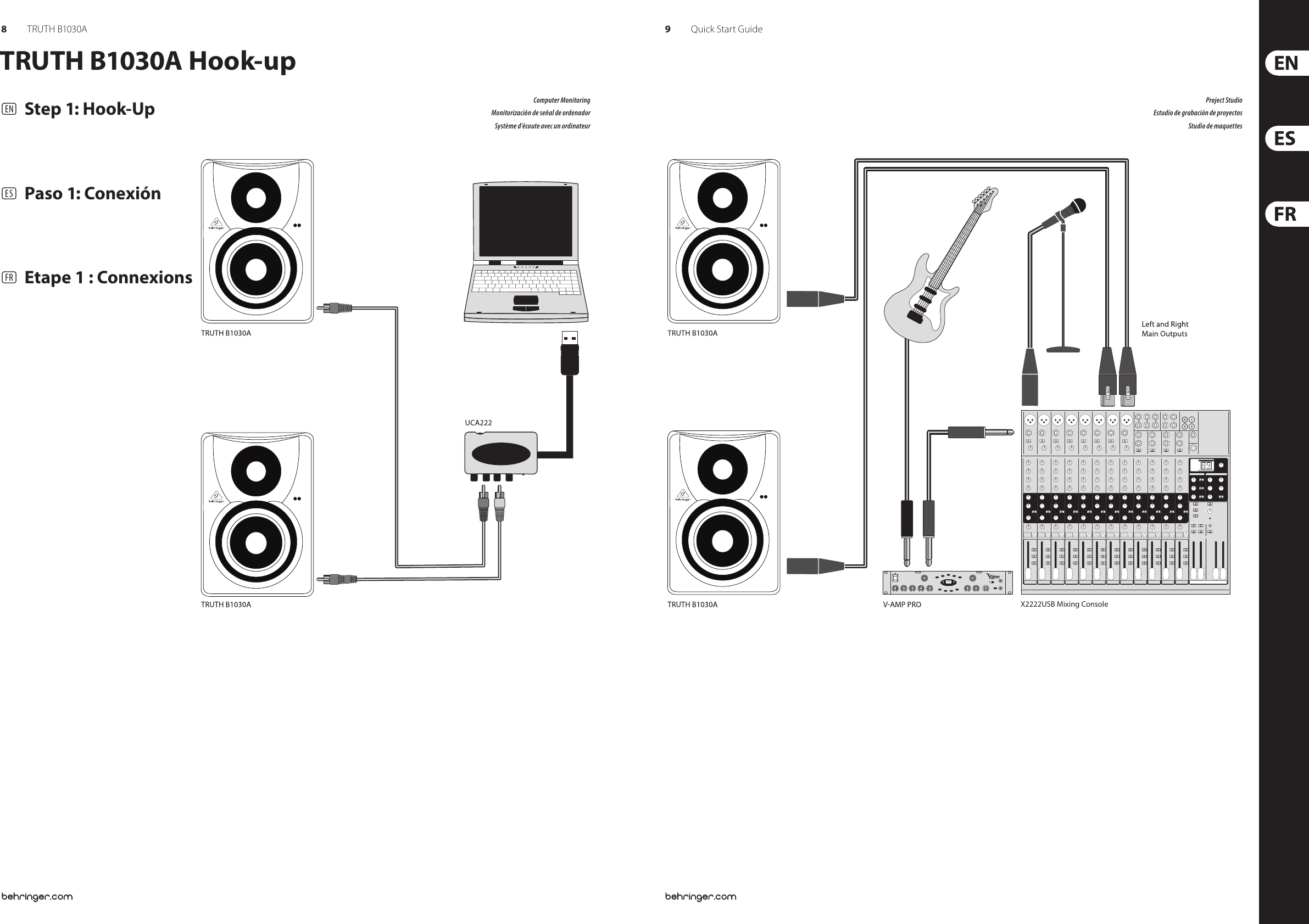 Behringer Car Speaker B1030 Users Manual TRUTH B1030A