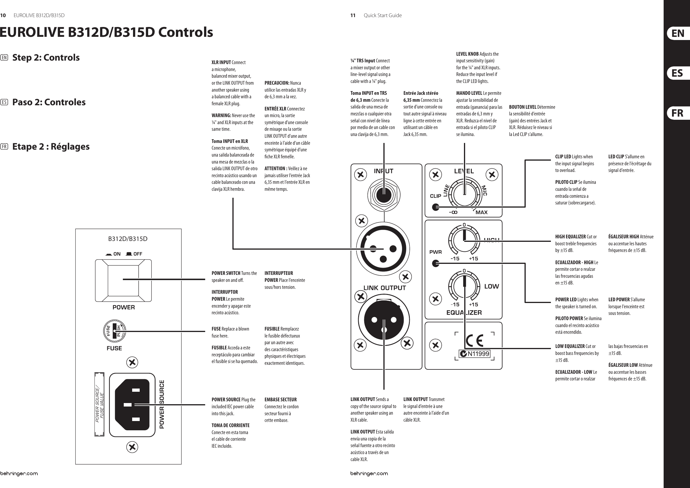 Behringer b115d схема