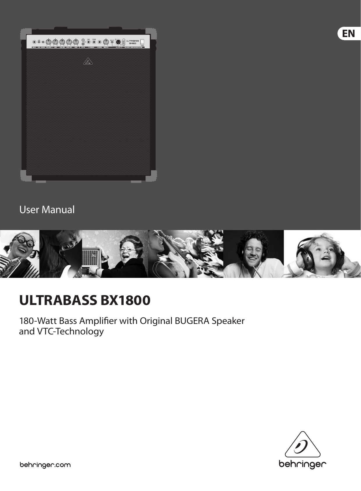 Page 1 of 9 - Behringer Behringer-Bx1800-Users-Manual- P0409 (BX1800) Behringer-bx1800-users-manual