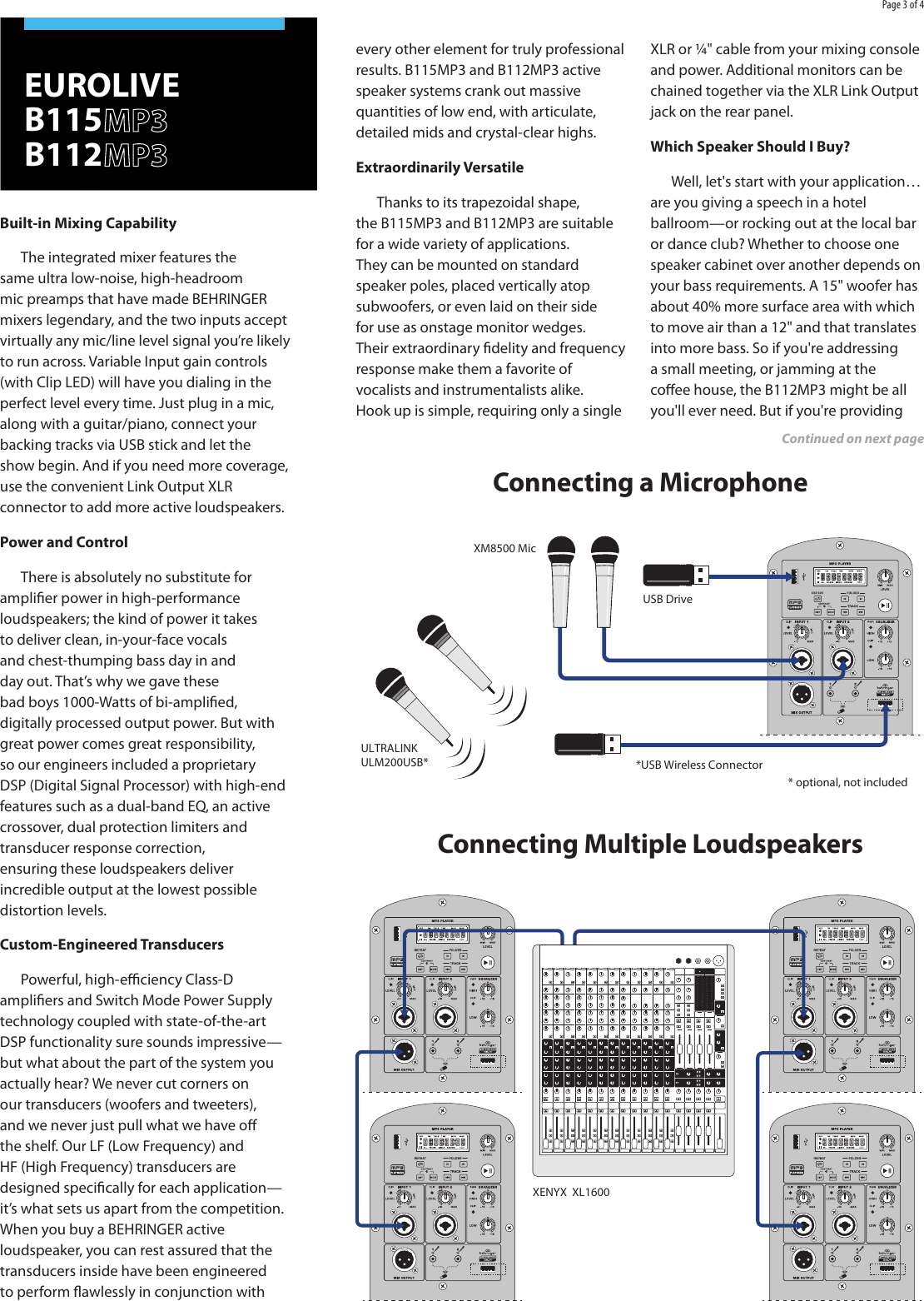 behringer eurolive b115mp3