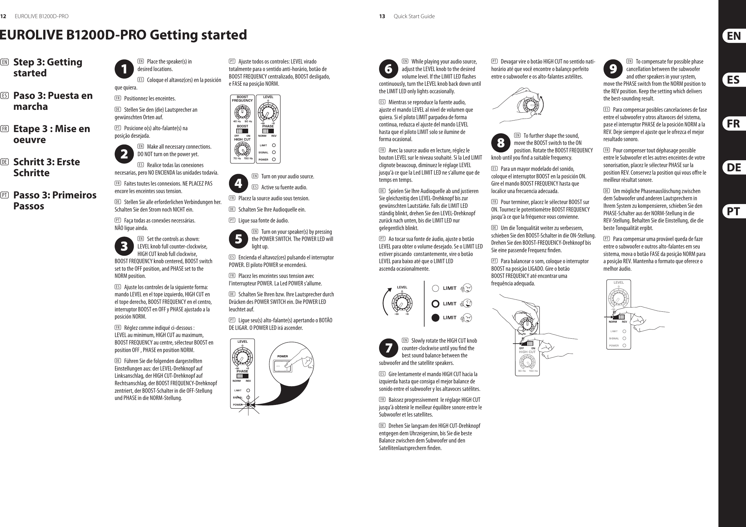 Page 7 of 10 - Behringer Behringer-Eurolive-B1200D-Pro-Quick-Start-Manual- EUROLIVE B1200D-PRO  Behringer-eurolive-b1200d-pro-quick-start-manual