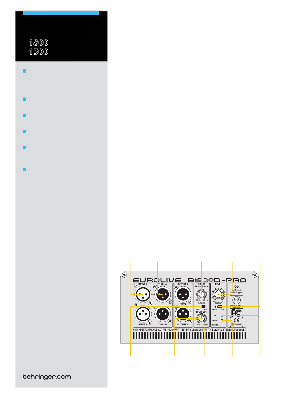 behringer eurolive b 1800 d pro