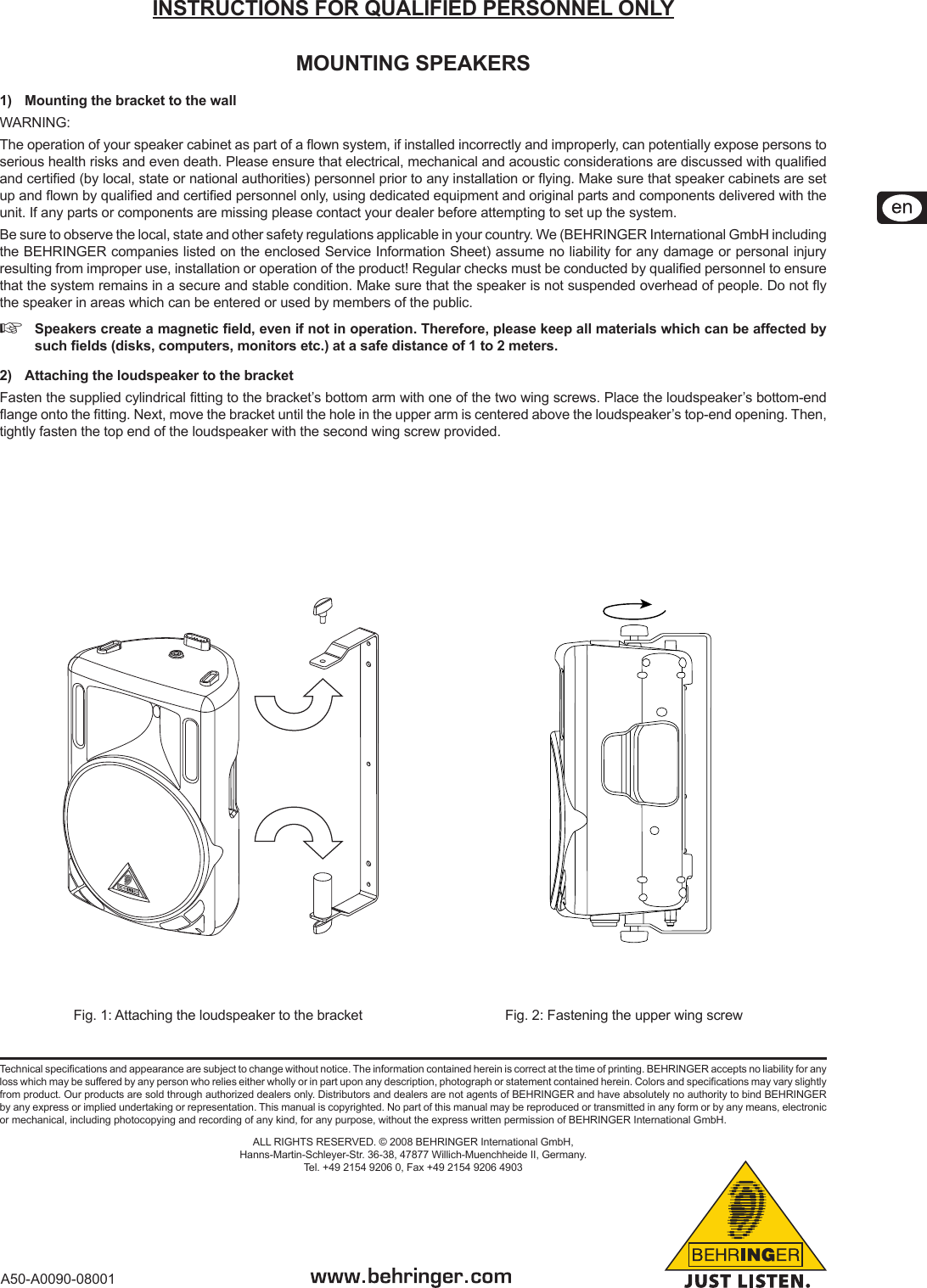 Page 1 of 1 - Behringer Behringer-Eurolive-Wb215-Users-Manual-  Behringer-eurolive-wb215-users-manual