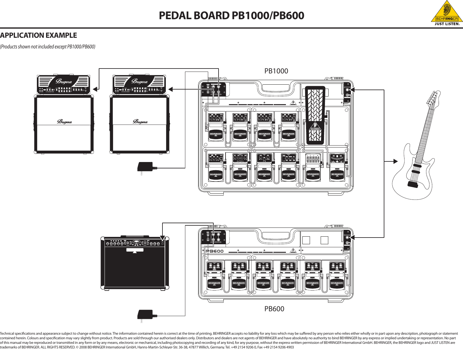 Page 2 of 3 - Behringer Behringer-Pedal-Board-Pb1000-Pb600-Users-Manual- Pedal Board PB1000/PB600  Behringer-pedal-board-pb1000-pb600-users-manual