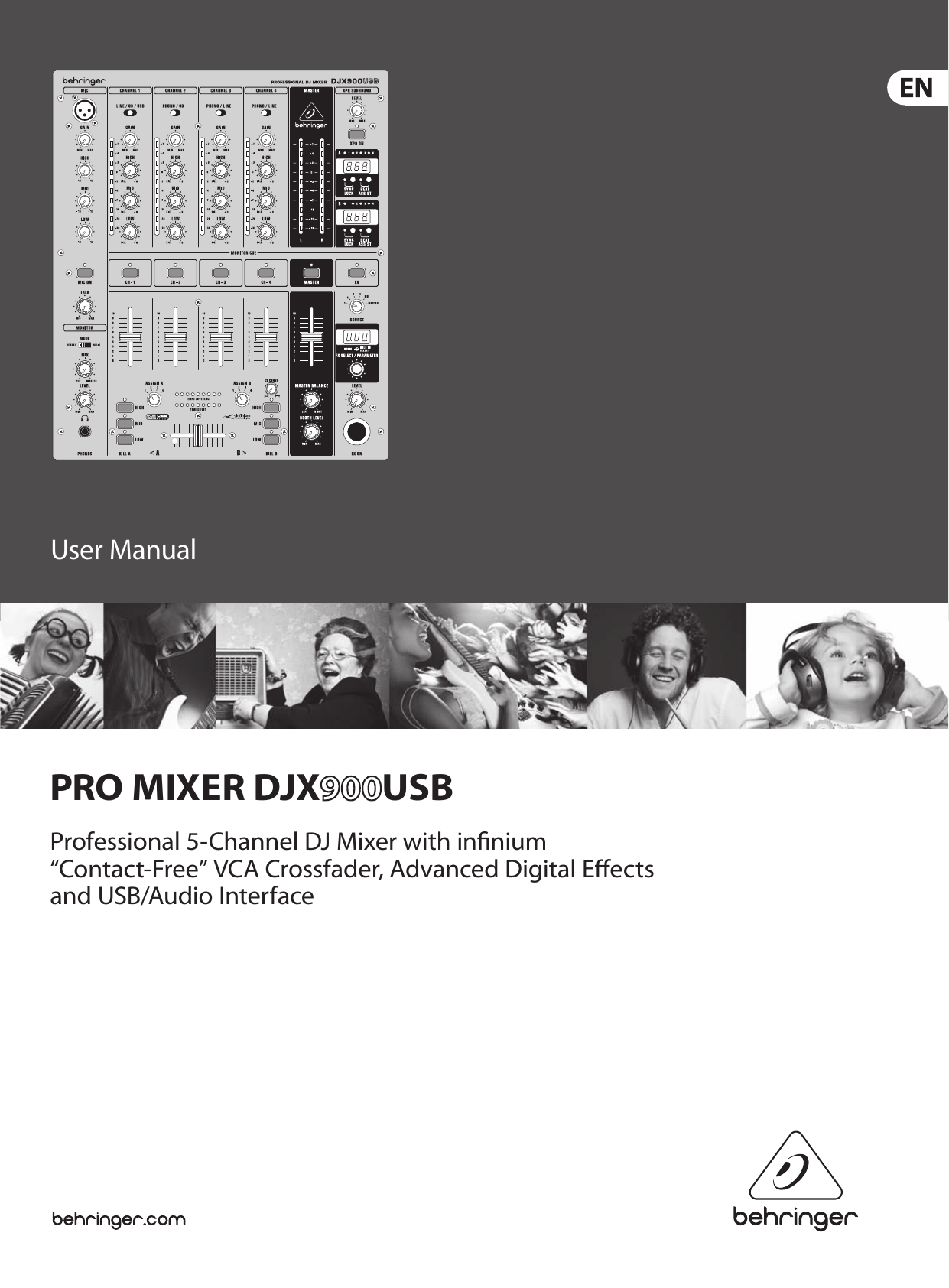 Page 1 of 11 - Behringer Behringer-Pro-Mixer-Djx900Usb-Users-Manual- PRO MIXER DJX900USB  Behringer-pro-mixer-djx900usb-users-manual