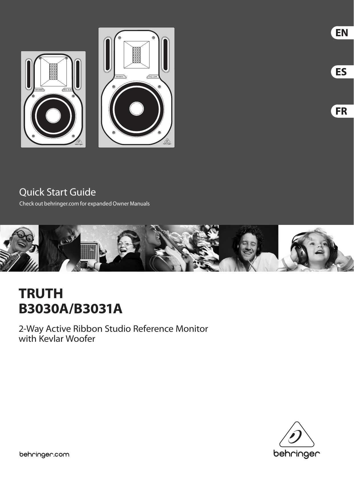 Page 1 of 11 - Behringer Behringer-Truth-B3031A-Quick-Start-Manual-  Behringer-truth-b3031a-quick-start-manual