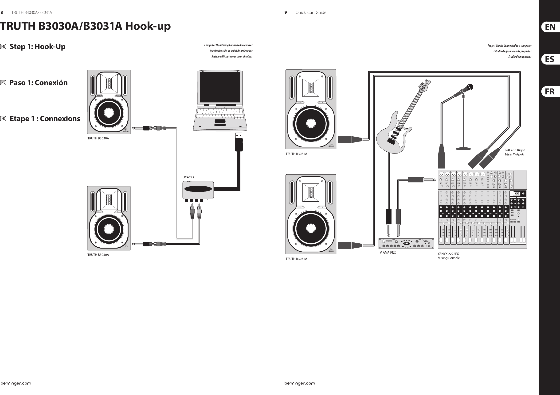 Page 5 of 11 - Behringer Behringer-Truth-B3031A-Quick-Start-Manual-  Behringer-truth-b3031a-quick-start-manual