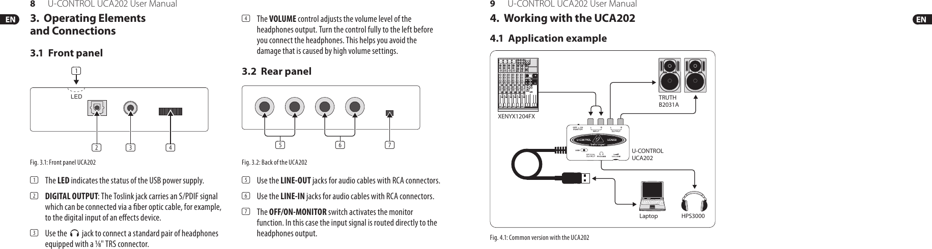 Page 5 of 9 - Behringer Behringer-U-Control-Uca202-Users-Manual- U-CONTROL UCA202  Behringer-u-control-uca202-users-manual