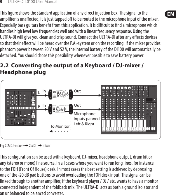Page 9 of 12 - Behringer Behringer-Ultra-Di-Di100-Users-Manual- ULTRA-DI DI100  Behringer-ultra-di-di100-users-manual