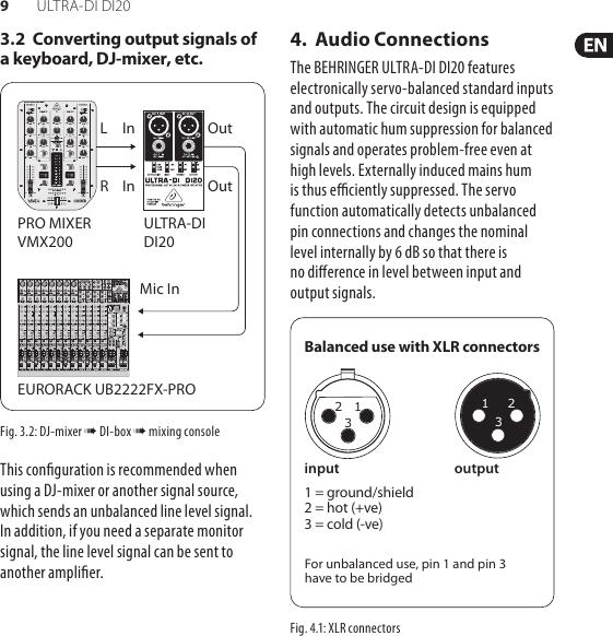 Page 9 of 12 - Behringer Behringer-Ultra-Di-Di20-Users-Manual- ULTRA-DI DI20  Behringer-ultra-di-di20-users-manual