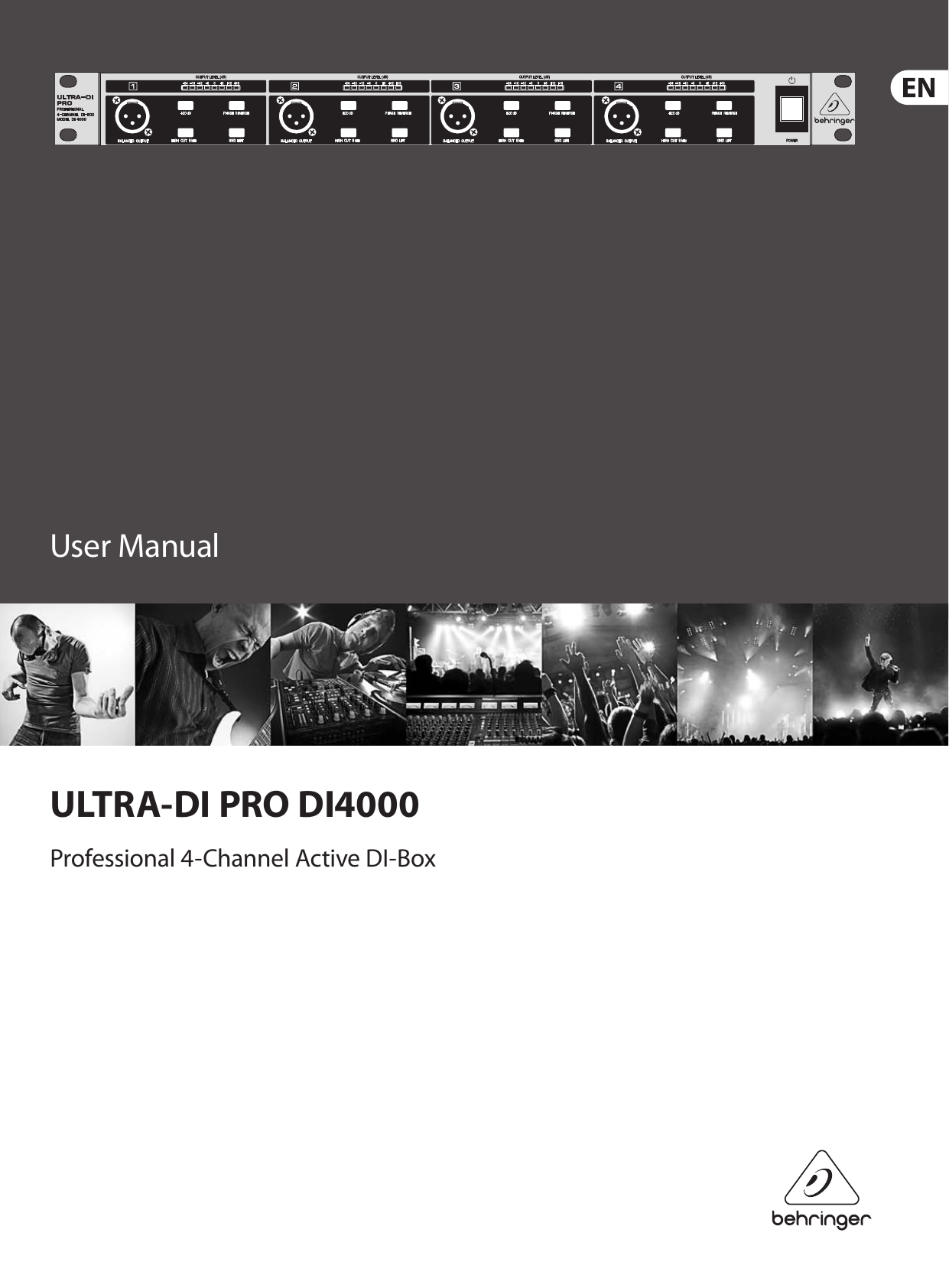 Page 1 of 9 - Behringer Behringer-Ultra-Di-Pro-Di4000-Users-Manual- ULTRA-DI PRO DI4000  Behringer-ultra-di-pro-di4000-users-manual