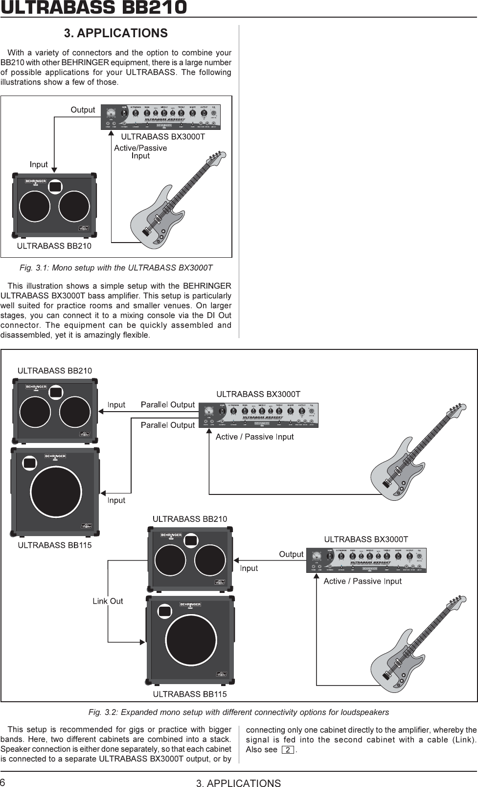 Page 6 of 9 - Behringer Behringer-Ultrabass-Bb210-Users-Manual- DATA-MANFULL_BB210_ENG_Rev_A.pmd  Behringer-ultrabass-bb210-users-manual