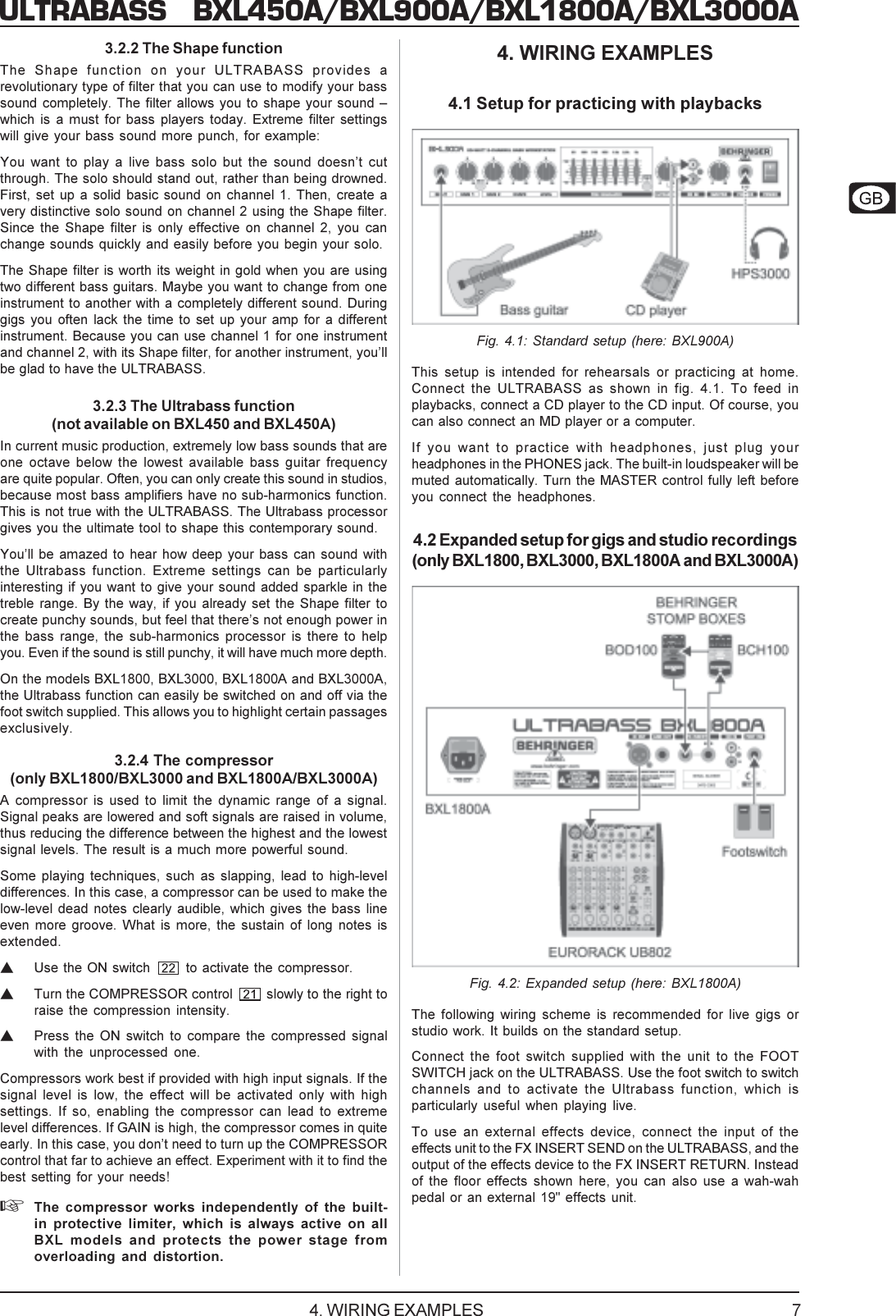 Page 7 of 10 - Behringer Behringer-Ultrabass-Bxl1800-Users-Manual- DATA-MANFULL_BXL_series_ENG_Rev_B.PMD  Behringer-ultrabass-bxl1800-users-manual