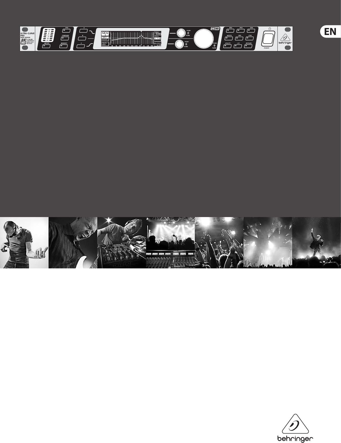 Behringer Ultracurve Pro Deq2496 Users Manual