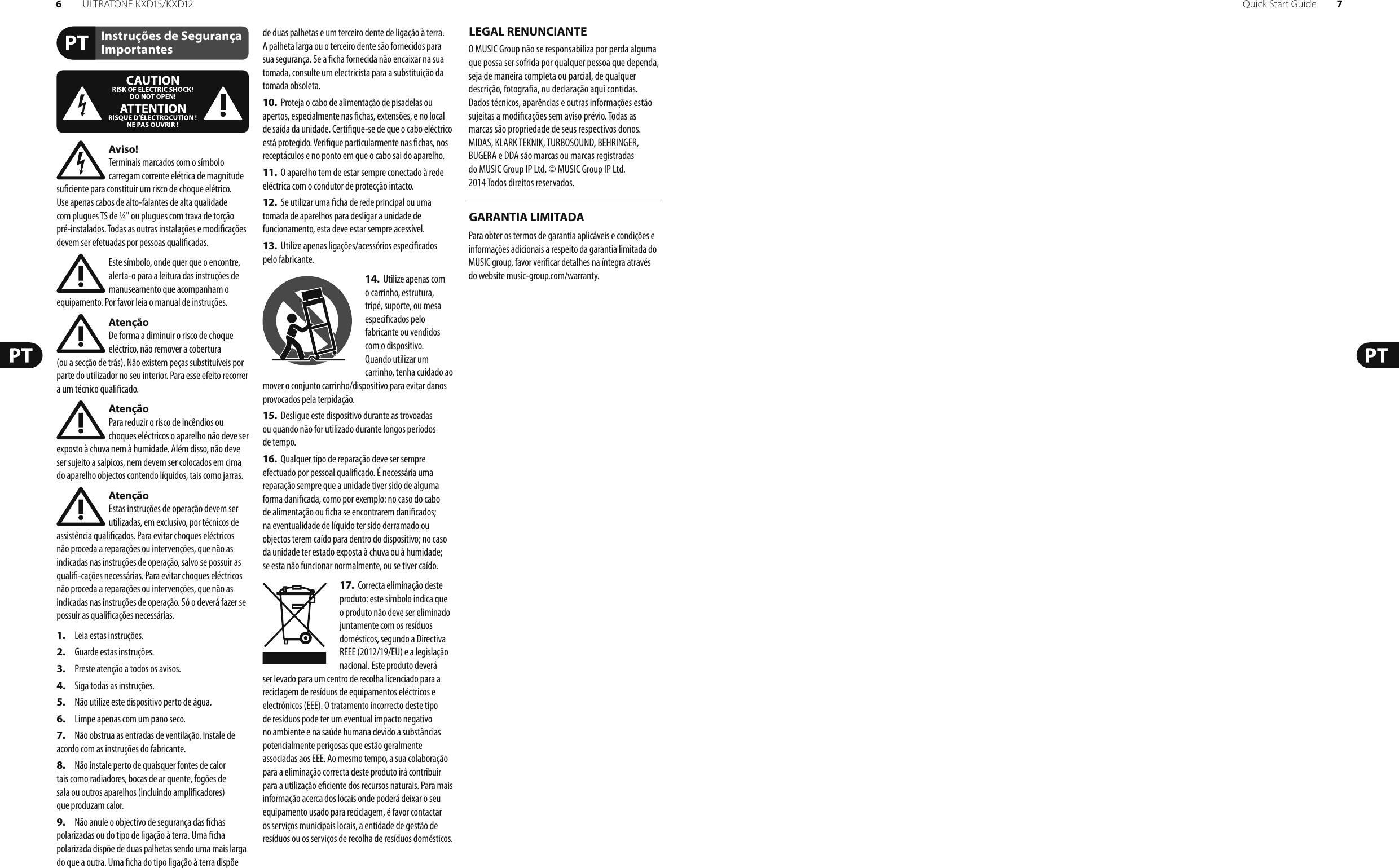 Page 4 of 11 - Behringer Behringer-Ultratone-Kxd12-Quick-Start-Manual- ULTRATONE KXD15/KXD12  Behringer-ultratone-kxd12-quick-start-manual