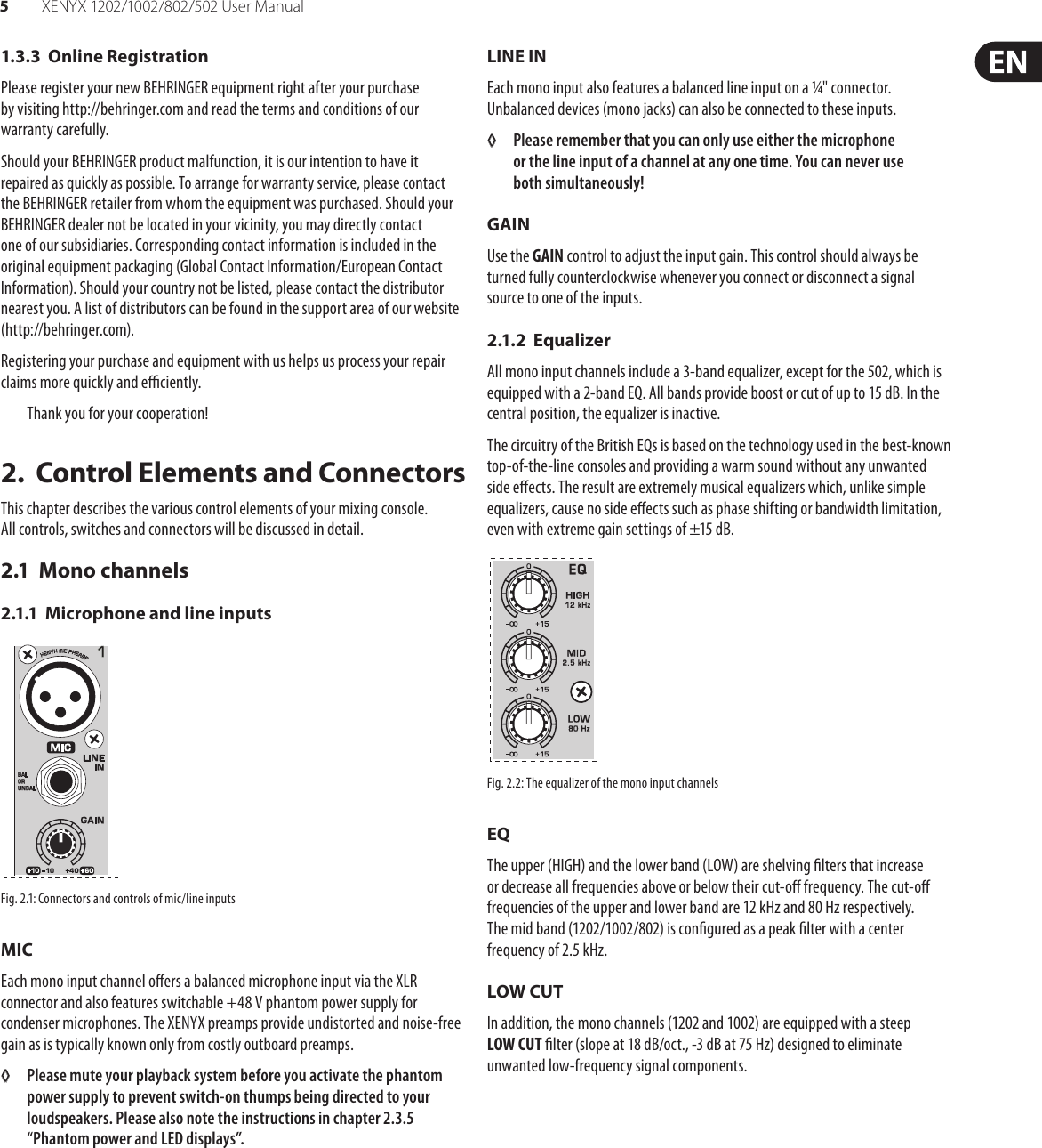 Behringer Xenyx 802 Mixer Manual multiprogramimg