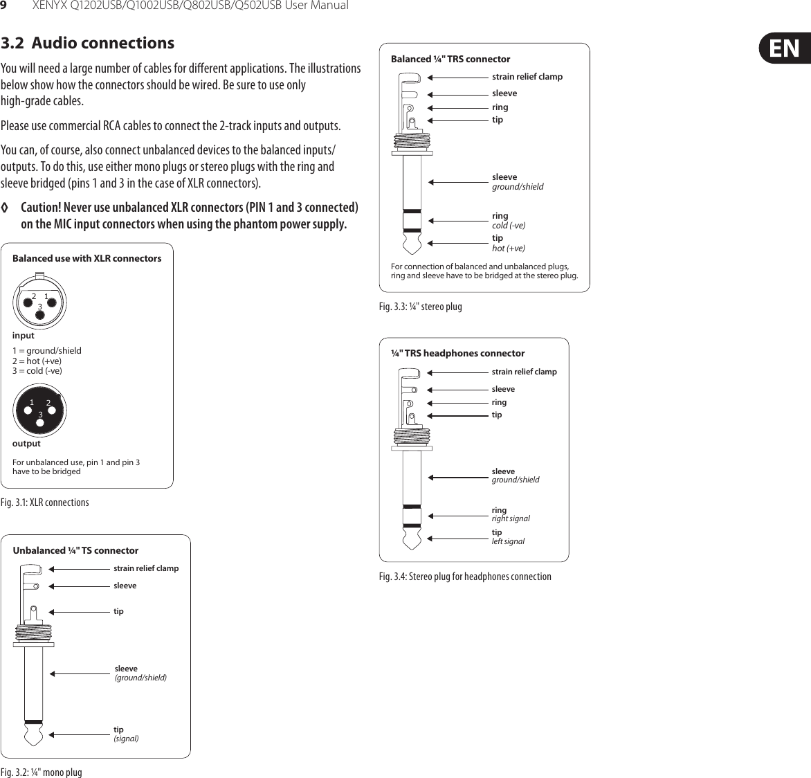 Page 9 of 12 - Behringer Behringer-Xenyx-Q1002Usb-Users-Manual- Q1202USB/Q1002USB/Q802USB/Q502USB  Behringer-xenyx-q1002usb-users-manual