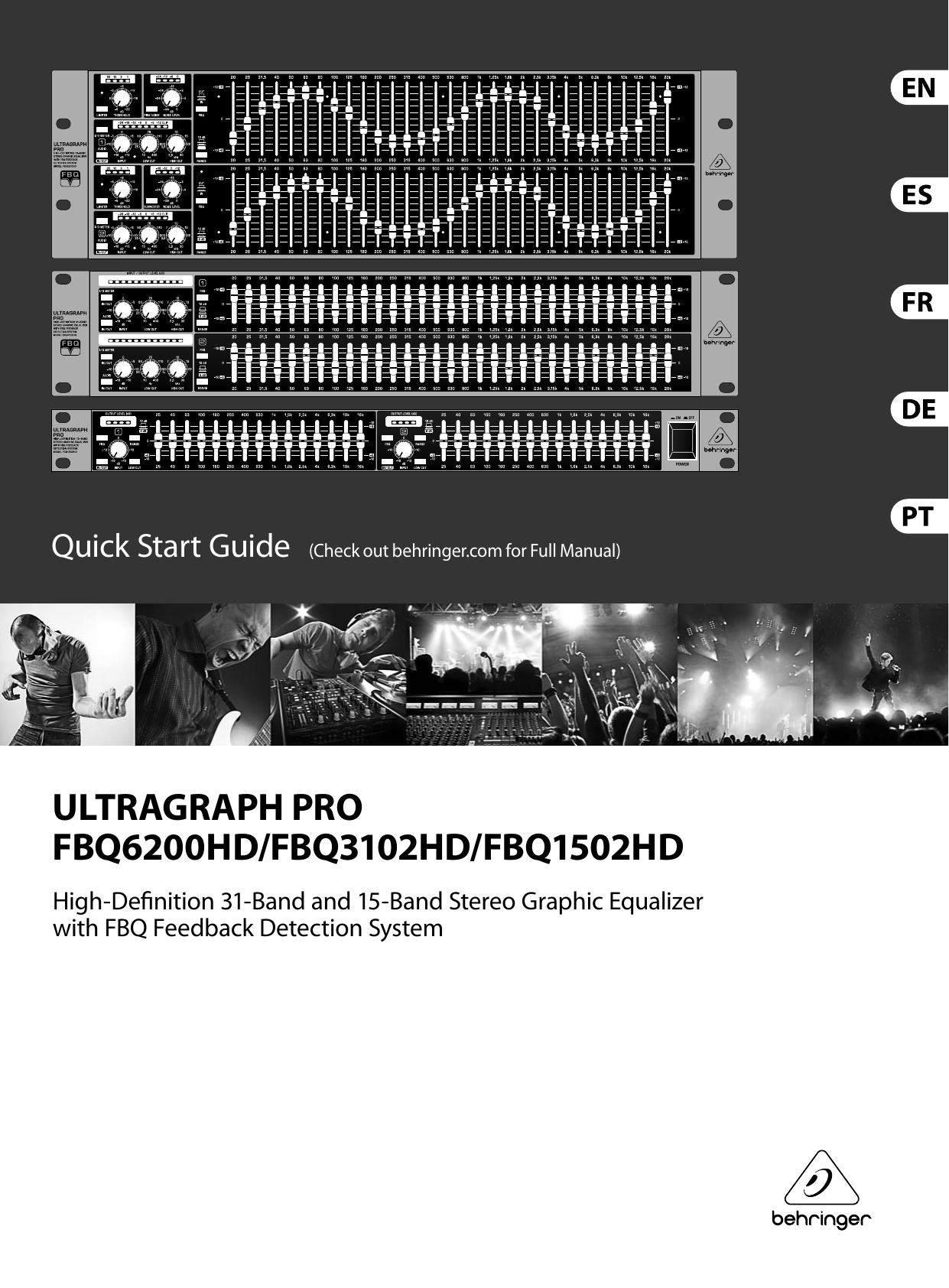 Page 1 of 11 - Behringer FBQ1502HD ULTRAGRAPH PRO FBQ6200HD/FBQ3102HD/FBQ1502HD User Manual  To The 0ebcf725-dbd1-4aa4-b3c6-ab083df03fac