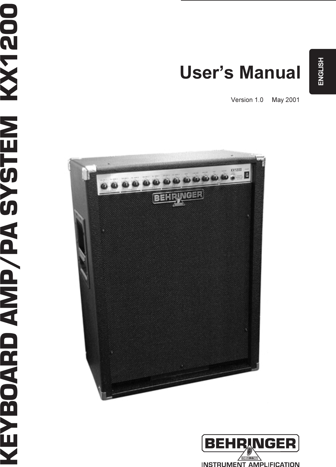 Behringer Kx Data Manfull Kx Eng Rev B P User Manual To The C Fc E E F C