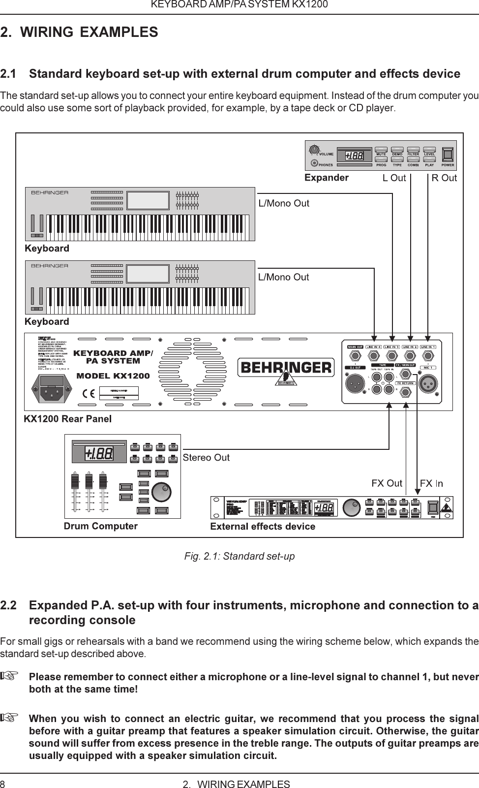 Page 8 of 12 - Behringer KX1200 DATA-MANFULL_KX1200_ENG_Rev. B.p65 User Manual  To The 0c90fc38-e5e2-4109-8f7c-83b48de6382a